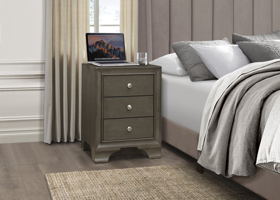 Centralia Nightstand in Gray - 4598GYU - FAMSA Furniture (TX)