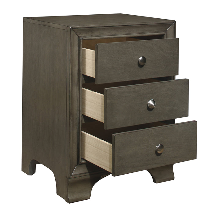 Centralia Nightstand in Gray - 4598GYU - FAMSA Furniture (TX)