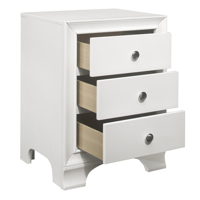 Centralia Nightstand in White - 4598WTU - FAMSA Furniture (TX)