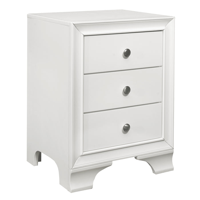 Centralia Nightstand in White - 4598WTU - FAMSA Furniture (TX)