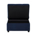 Garrell Lift Top Storage Bench with Pull-out Bed in Blue - 4615-F1 - FAMSA Furniture (TX)