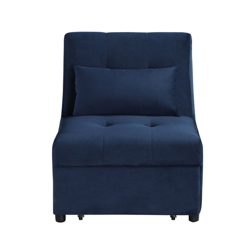 Garrell Lift Top Storage Bench with Pull-out Bed in Blue - 4615-F1 - FAMSA Furniture (TX)