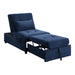 Garrell Lift Top Storage Bench with Pull-out Bed in Blue - 4615-F1 - FAMSA Furniture (TX)