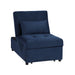 Garrell Lift Top Storage Bench with Pull-out Bed in Blue - 4615-F1 - FAMSA Furniture (TX)