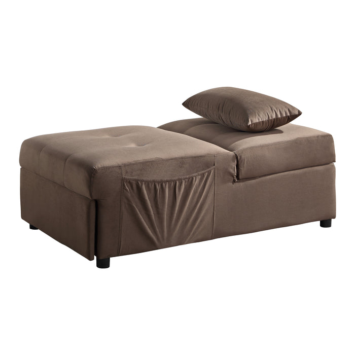 Garrell Lift Top Storage Bench with Pull-out Bed in Blue - 4615-F1 - FAMSA Furniture (TX)
