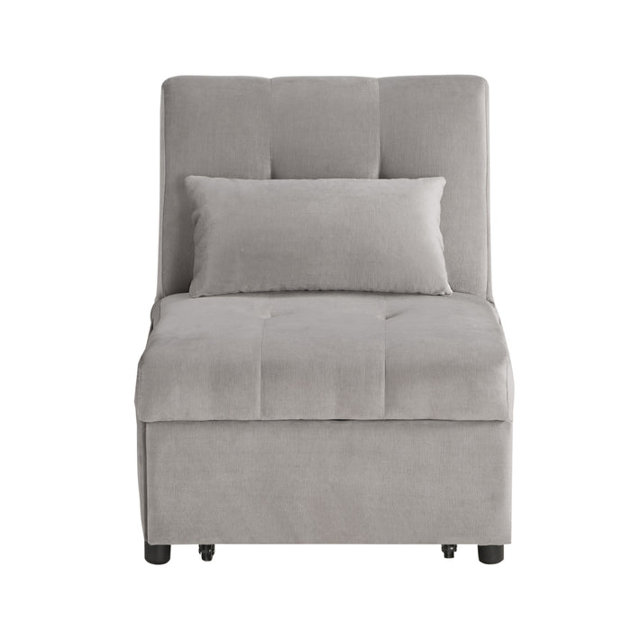 Garrell Lift Top Storage Bench with Pull-out Bed in Blue - 4615-F1 - FAMSA Furniture (TX)