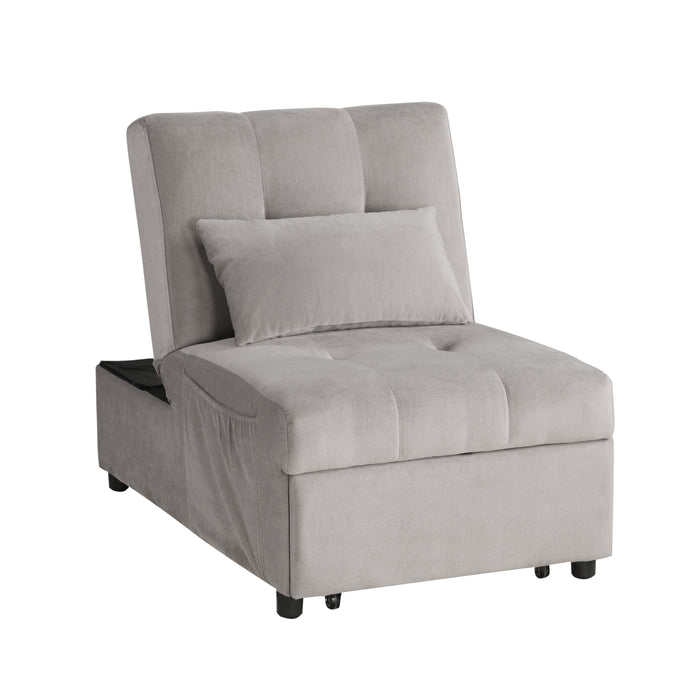 Garrell Lift Top Storage Bench with Pull-out Bed in Blue - 4615-F1 - FAMSA Furniture (TX)