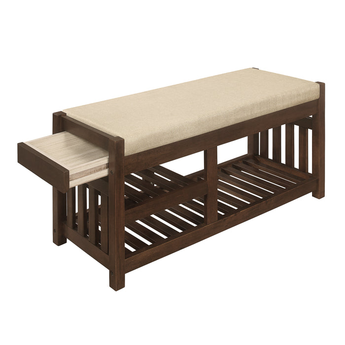 Talmadge Bench in Brown - 4617 - FAMSA Furniture (TX)