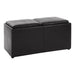 Claire Storage Cocktail Ottoman in Brown - 469PU - FAMSA Furniture (TX)