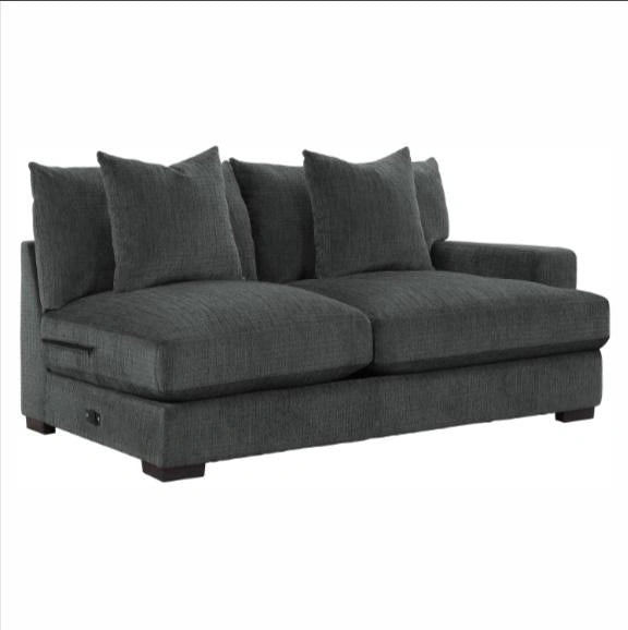 Worchester Right Side 2-Seater in Gray 9857DG-2R
