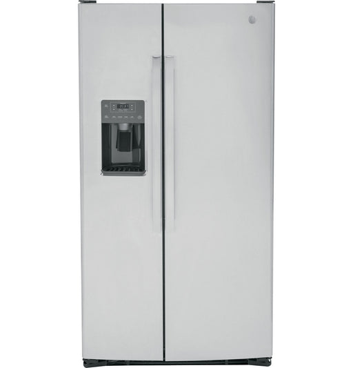 GE 25.3 Cu. Ft. Side-By-Side Refrigerator - FAMSA Furniture (TX)