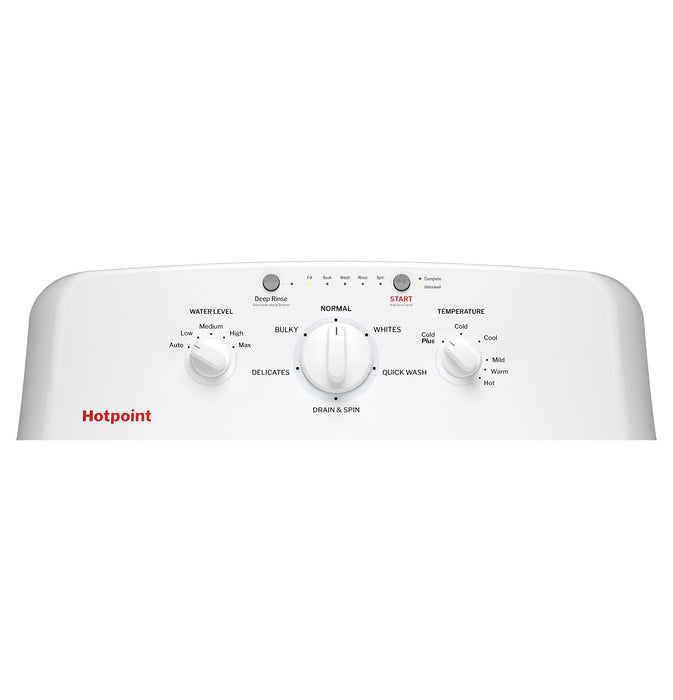 Hotpoint® 4.0 cu. ft. Capacity Washer with Stainless Steel Basket,Cold Plus and Water Level Control? - FAMSA Furniture (TX)