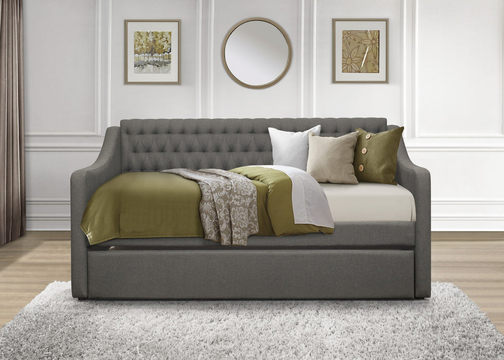 Labelle Daybed with Trundle in Gray - 4866DG* - FAMSA Furniture (TX)