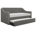 Labelle Daybed with Trundle in Gray - 4866DG* - FAMSA Furniture (TX)