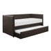 Adra Daybed with Trundle in Brown - 4949DBR* - FAMSA Furniture (TX)