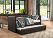 Adra Daybed with Trundle in Brown - 4949DBR* - FAMSA Furniture (TX)
