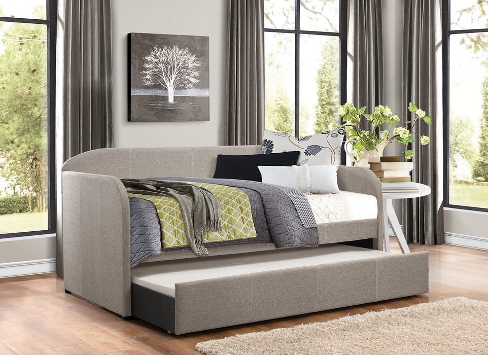 Roland Daybed with Trundle in Gray - 4950GY* - FAMSA Furniture (TX)
