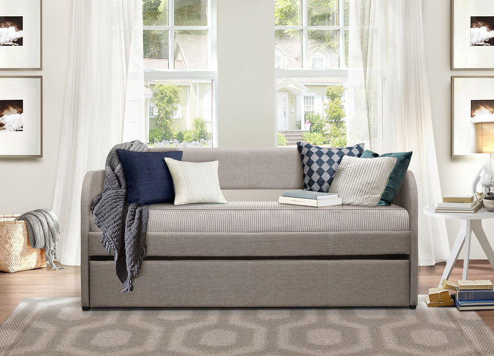 Roland Daybed with Trundle in Gray - 4950GY* - FAMSA Furniture (TX)
