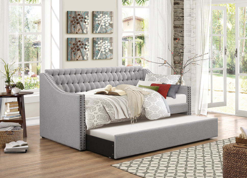 Tulney Daybed with Trundle in Gray - 4966* - FAMSA Furniture (TX)