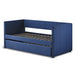 Therese Daybed with Trundle in Blue - 4969BU* - FAMSA Furniture (TX)