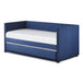 Therese Daybed with Trundle in Blue - 4969BU* - FAMSA Furniture (TX)