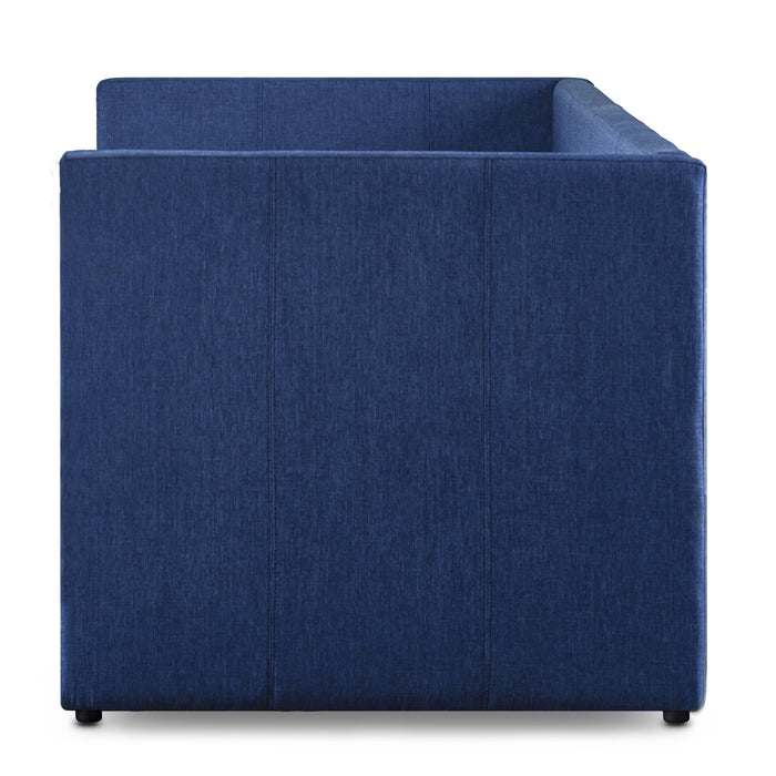 Therese Daybed with Trundle in Blue - 4969BU* - FAMSA Furniture (TX)