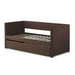 Therese Daybed with Trundle in Brown - 4969CH* - FAMSA Furniture (TX)