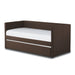 Therese Daybed with Trundle in Brown - 4969CH* - FAMSA Furniture (TX)