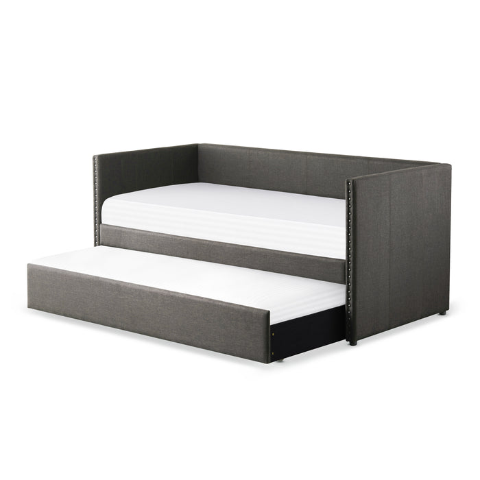 Therese Daybed with Trundle in Gray - 4969GY* - FAMSA Furniture (TX)