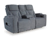 Studio Cave Power Reclining Loveseat with Console - FAMSA Furniture (TX)