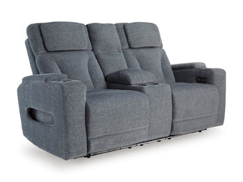Studio Cave Power Reclining Loveseat with Console - FAMSA Furniture (TX)