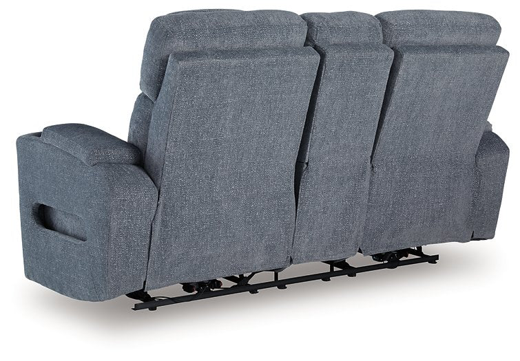 Studio Cave Power Reclining Loveseat with Console - FAMSA Furniture (TX)