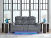 Studio Cave Power Reclining Loveseat with Console - FAMSA Furniture (TX)