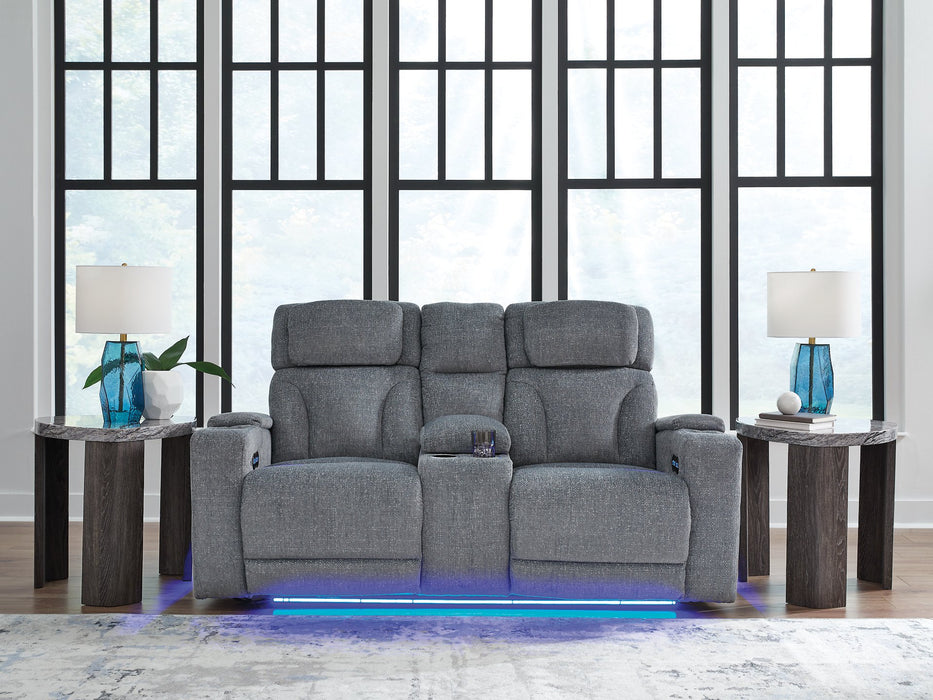 Studio Cave Power Reclining Loveseat with Console - FAMSA Furniture (TX)
