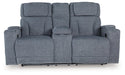 Studio Cave Power Reclining Loveseat with Console - FAMSA Furniture (TX)