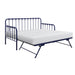 Constance Daybed with Lift-up Trundle in Blue - 4983BU-NT - FAMSA Furniture (TX)