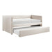 Trudy Daybed with Trundle in Beige - 4987BE - FAMSA Furniture (TX)