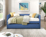Trudy Daybed with Trundle in Blue - 4987BU - FAMSA Furniture (TX)