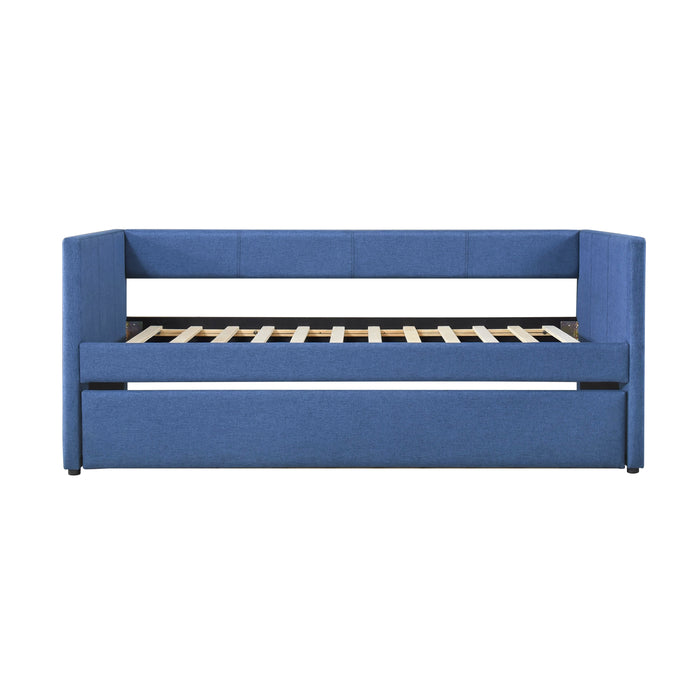 Trudy Daybed with Trundle in Blue - 4987BU - FAMSA Furniture (TX)