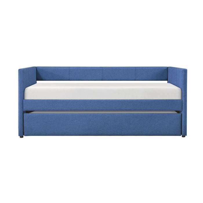Trudy Daybed with Trundle in Blue - 4987BU - FAMSA Furniture (TX)