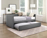 Trudy Daybed with Trundle in Gray - 4987DG - FAMSA Furniture (TX)
