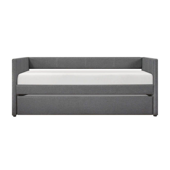 Trudy Daybed with Trundle in Gray - 4987DG - FAMSA Furniture (TX)