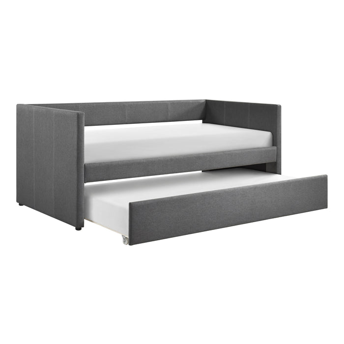 Trudy Daybed with Trundle in Gray - 4987DG - FAMSA Furniture (TX)