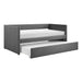 Trudy Daybed with Trundle in Gray - 4987DG - FAMSA Furniture (TX)