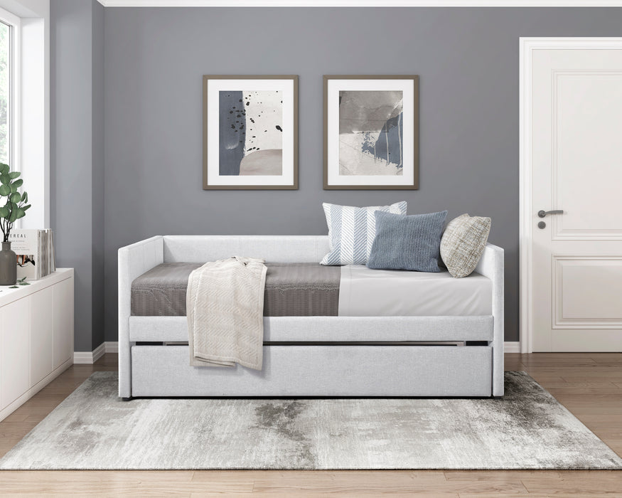 Trudy Daybed with Trundle in Gray - 4987GY - FAMSA Furniture (TX)
