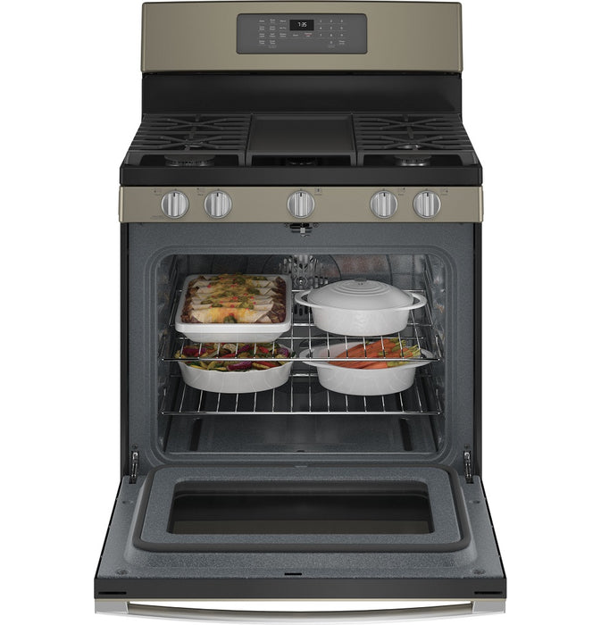 GE® 30" Free-Standing Gas Convection Range with No Preheat Air Fry - FAMSA Furniture (TX)