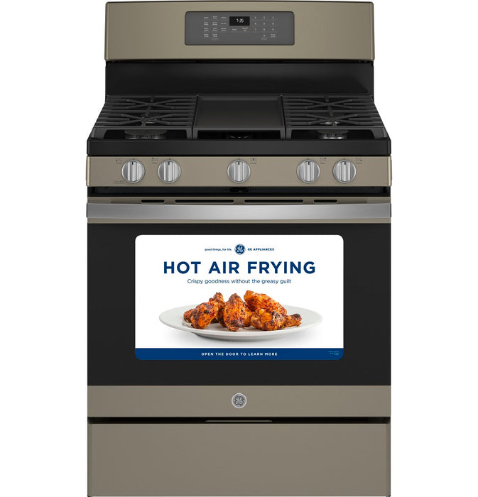 GE® 30" Free-Standing Gas Convection Range with No Preheat Air Fry - FAMSA Furniture (TX)