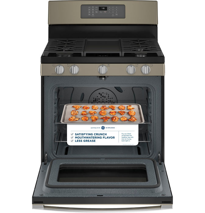 GE® 30" Free-Standing Gas Convection Range with No Preheat Air Fry - FAMSA Furniture (TX)