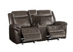 Lydia Motion Loveseat w/USB Port & Console - Image 14