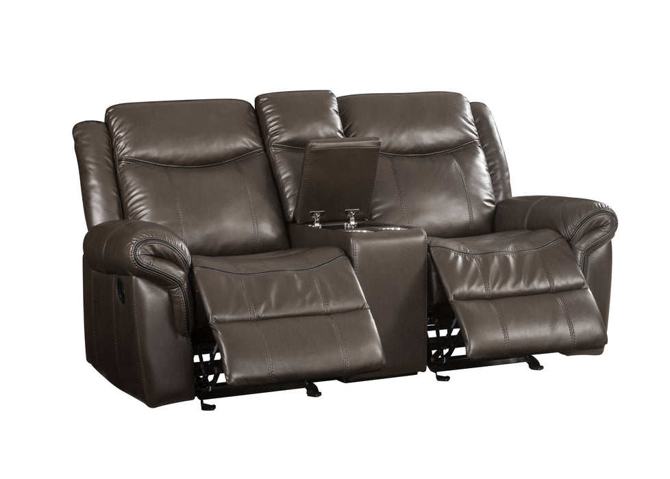 Lydia Motion Loveseat w/USB Port & Console - Image 14